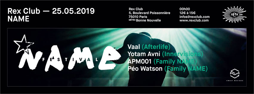 Name Festival: Vaal, Yotam Avni, Apm001, Péo Watson