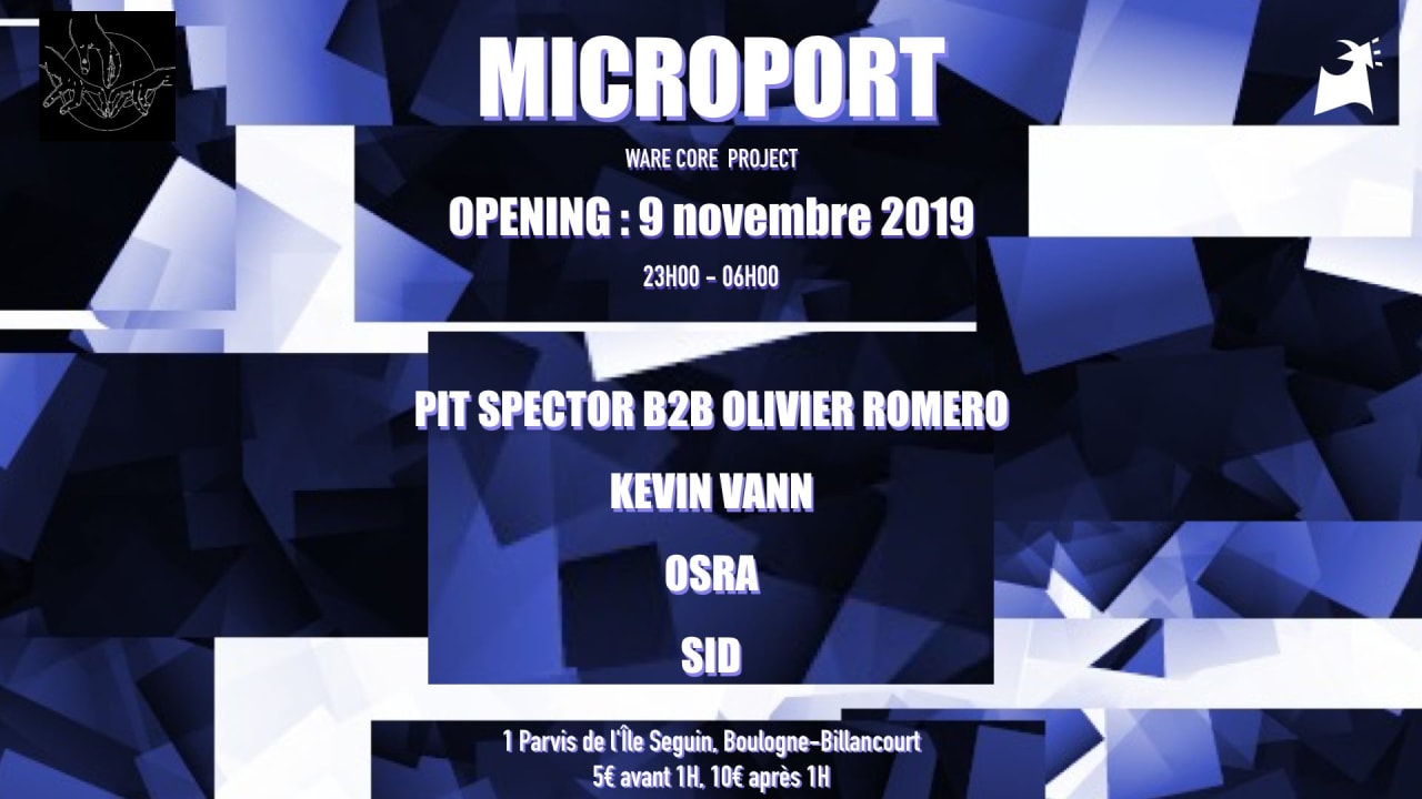 Microport #1 opening with Pit Spector, Olivier Romero & more