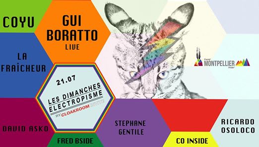 Les dimanches electropisme Coyu Gui Boratto (live) La Fraicheur