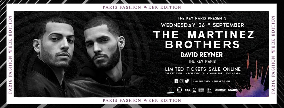 Paris Fashion Week Edition : The Martinez Brothers