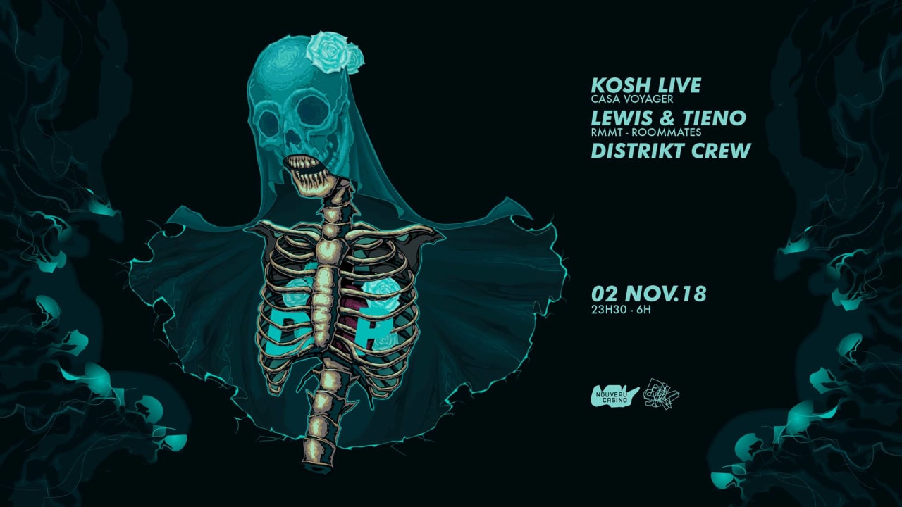 Distrikt : El día de los muertos w/ KOSH live, RMMT, Distrikt