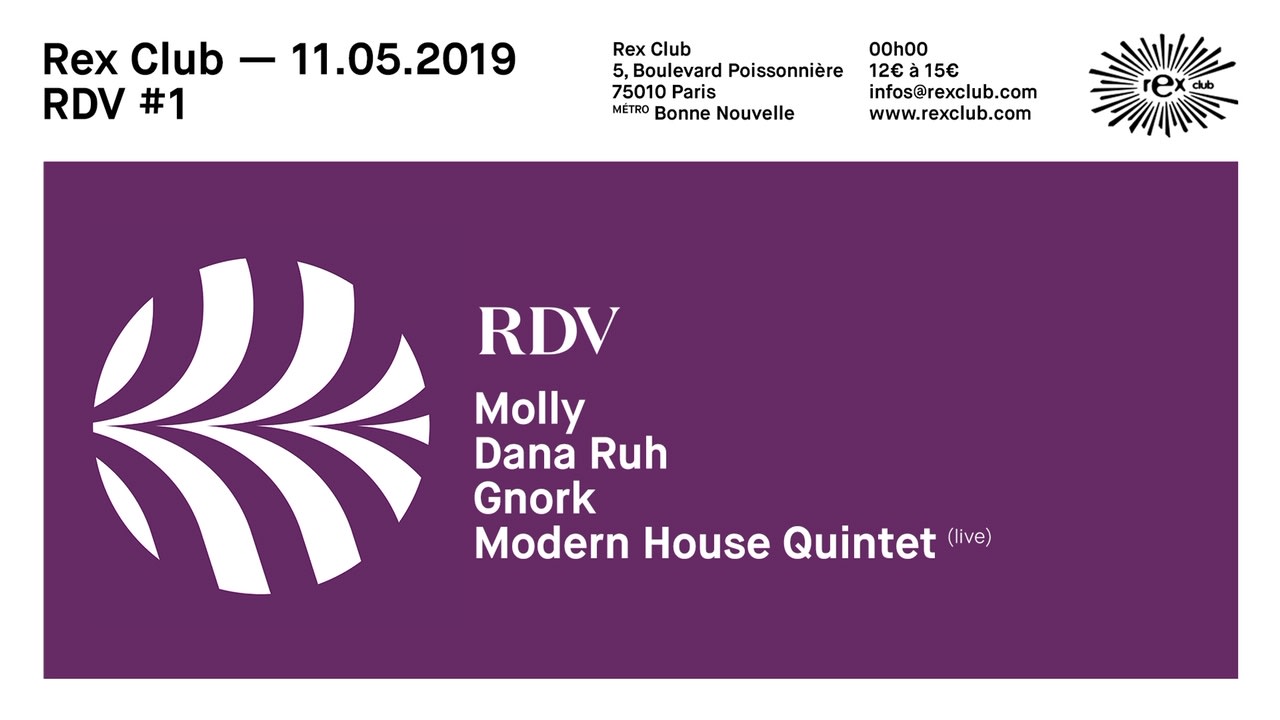 RDV #1: Dana Ruh, Gnork, Modern House Quintet Live, Molly