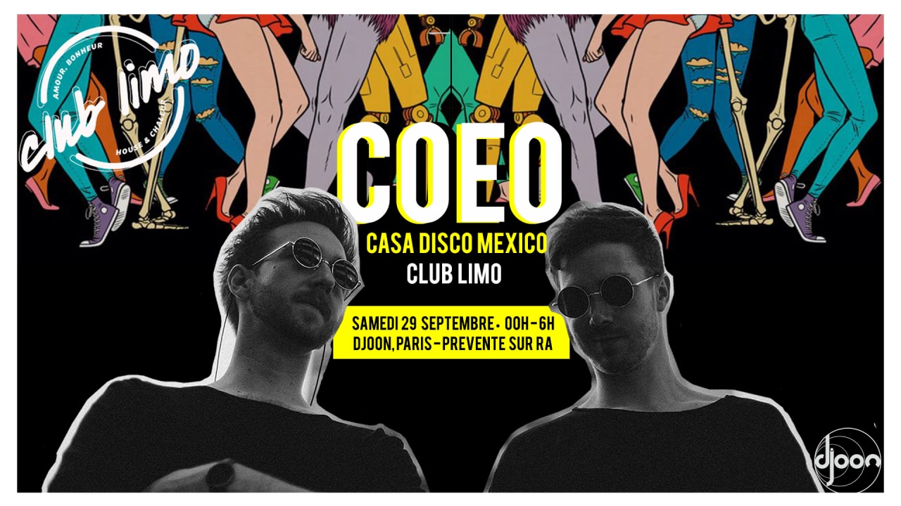 Club limo invite COEO & CASA DISCO