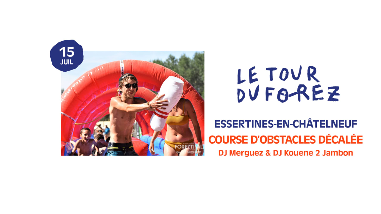 Course d'obstacles décalée