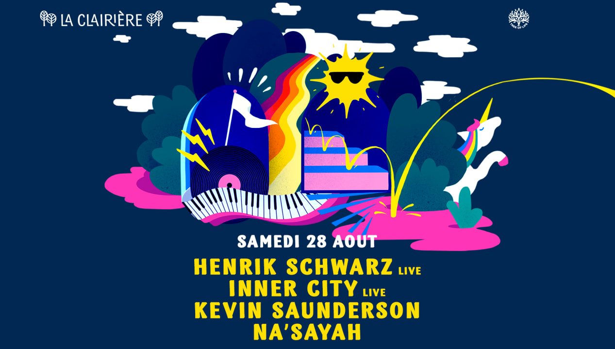 La Clairière : HENRIK SCHWARZ LIVE, INNER CITY LIVE, KEVIN SAUNDERSON