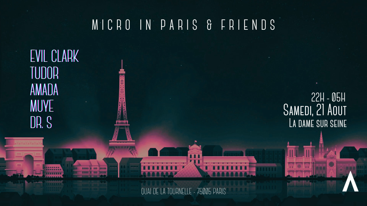 Micro in Paris Invites : Evil Clark & Tudor