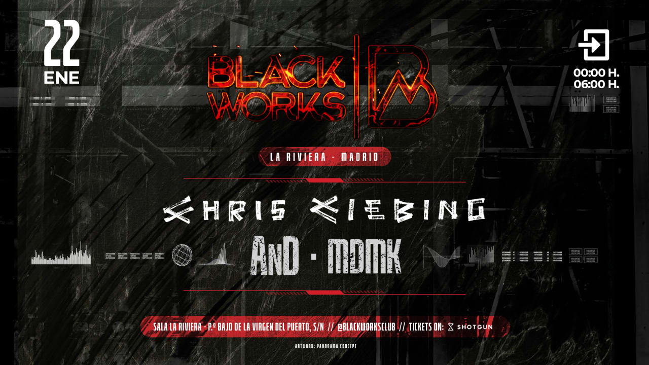 Blackworks: Chris Liebing + AnD + Mdmk