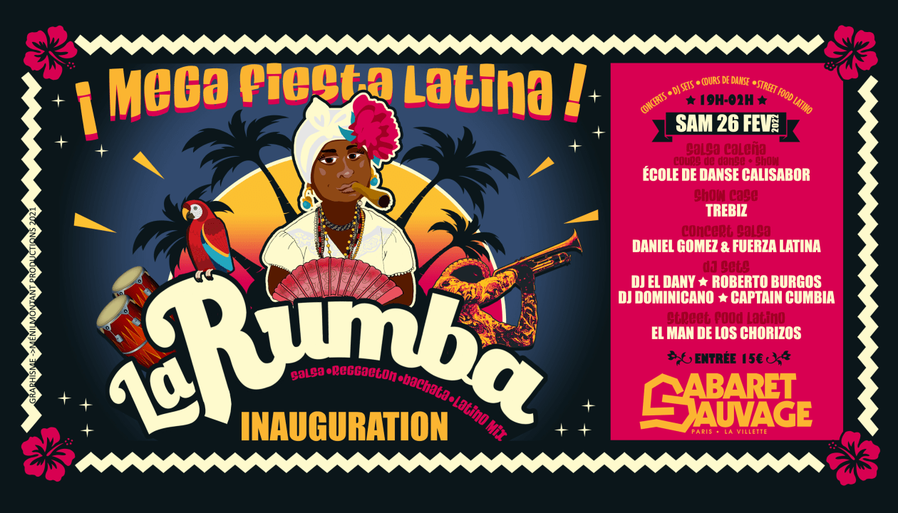 LA RUMBA ✪ Fiesta Latina @ Cabaret Sauvage INAUGURATION