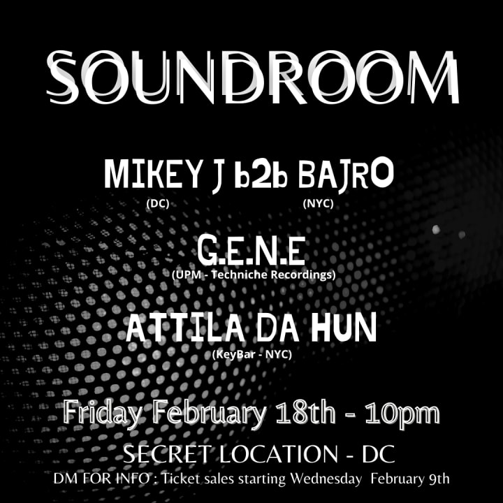 SOUNDROOM - ATTILA - G.E.N.E. - MIKEY J - BAJRO