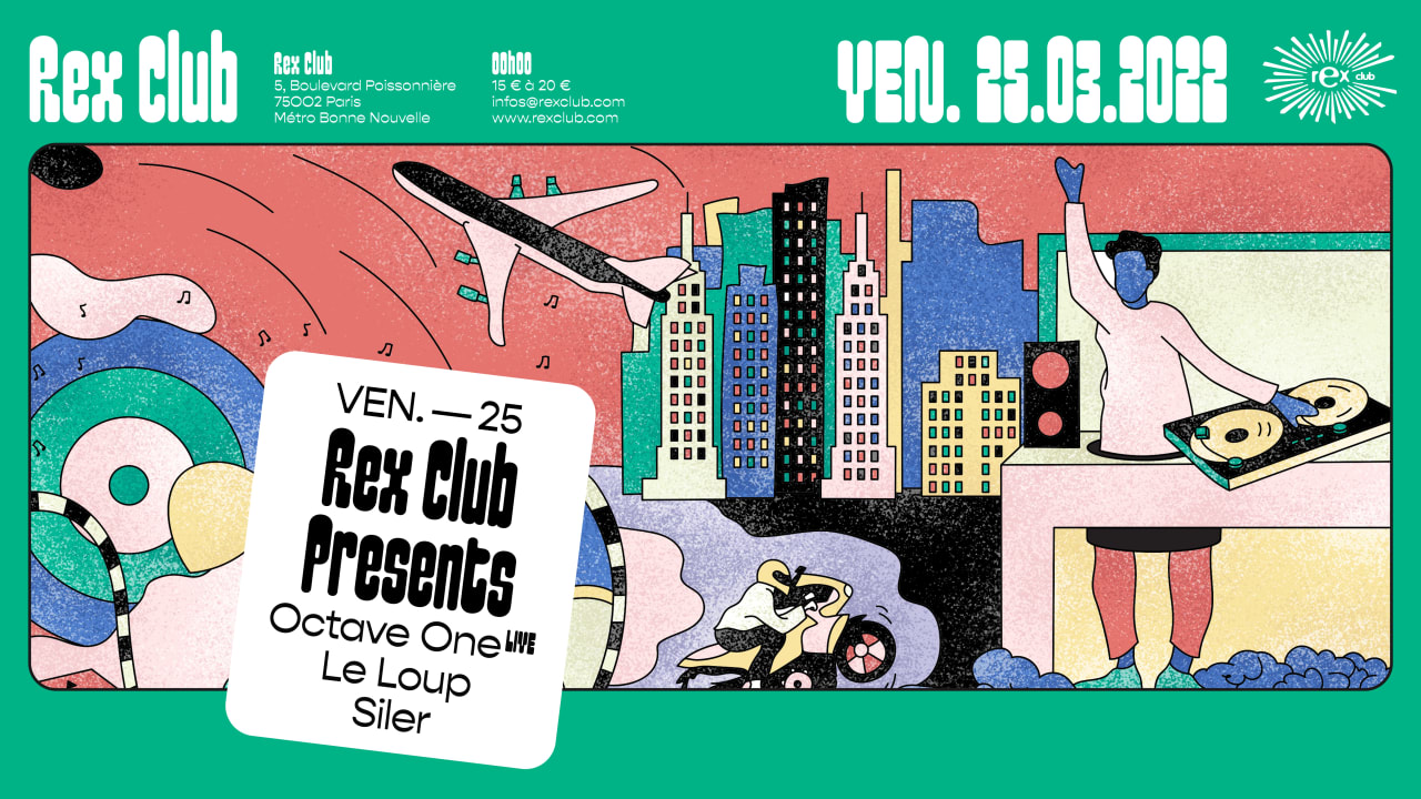 Rex Club Presents: Octave One Live, Le Loup, Siler