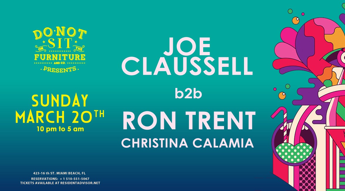 Joe Claussell b2b Ron Trent [Pre-Miami Music Week]