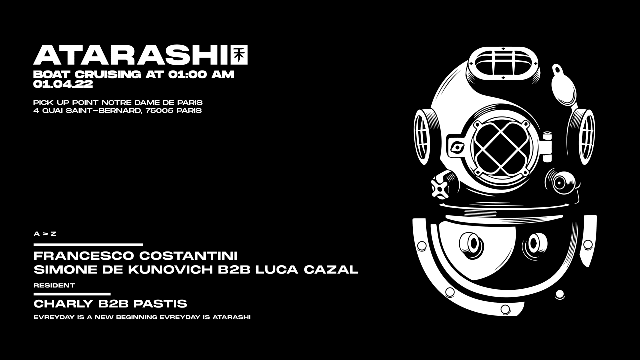 ATARASHI V: Luca Cazal, Simone de Kunovich, Francesco Costantini