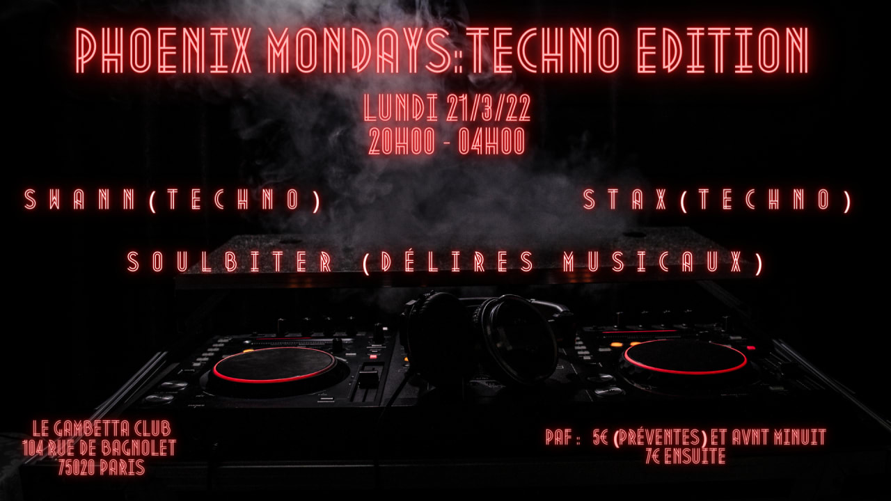 Phoenix Sundays: Techno Edition