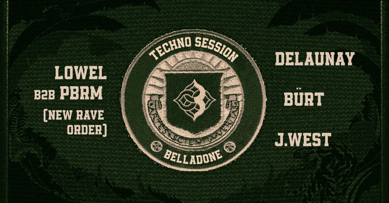 Techno Session w/ New Rave Order (Lowel & PBRM),Bürt,Delaunay & J.West