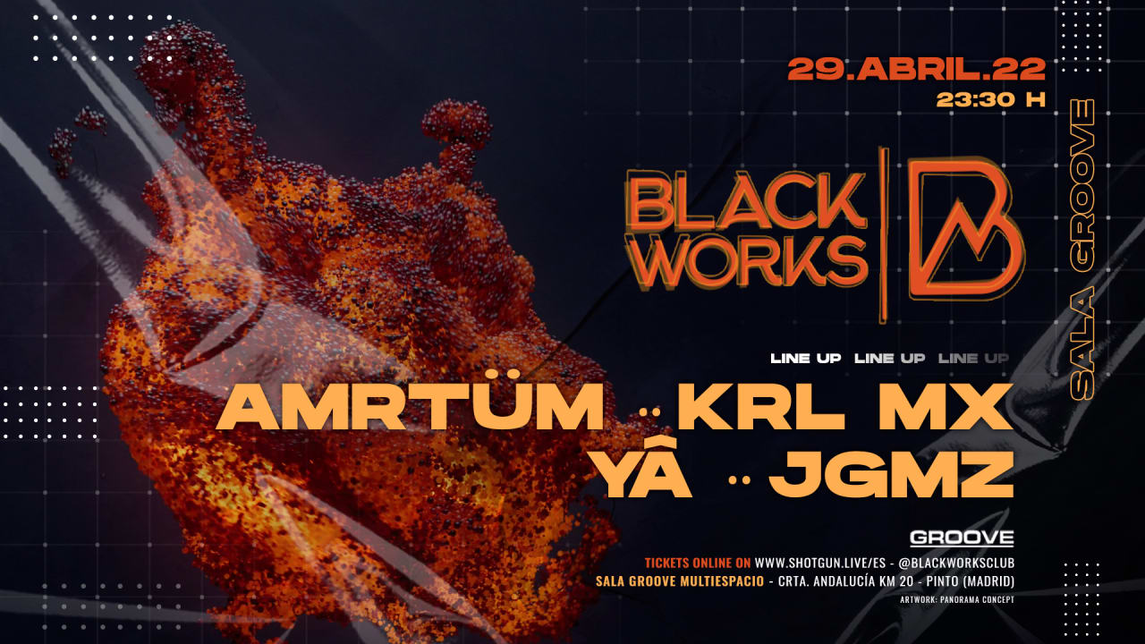 Blackworks: Amrtüm + Krl Mx + YÂ at Sala Groove