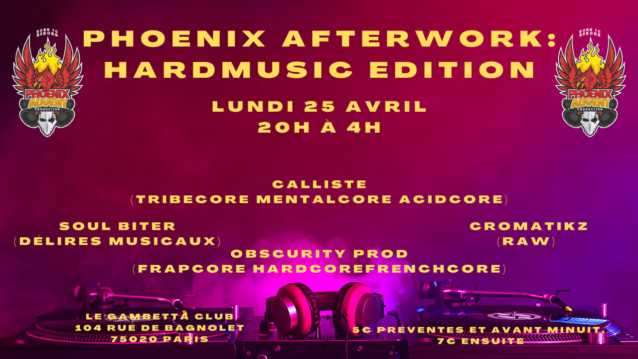 Phoenix Afterworks: Hardmusic Edition