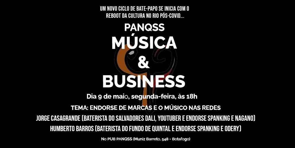 Panqss Música e Business: (9/05): Jorge Casagrande e Ademir Batera