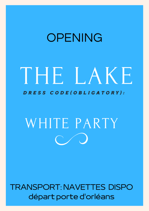 THE LAKE - Opening