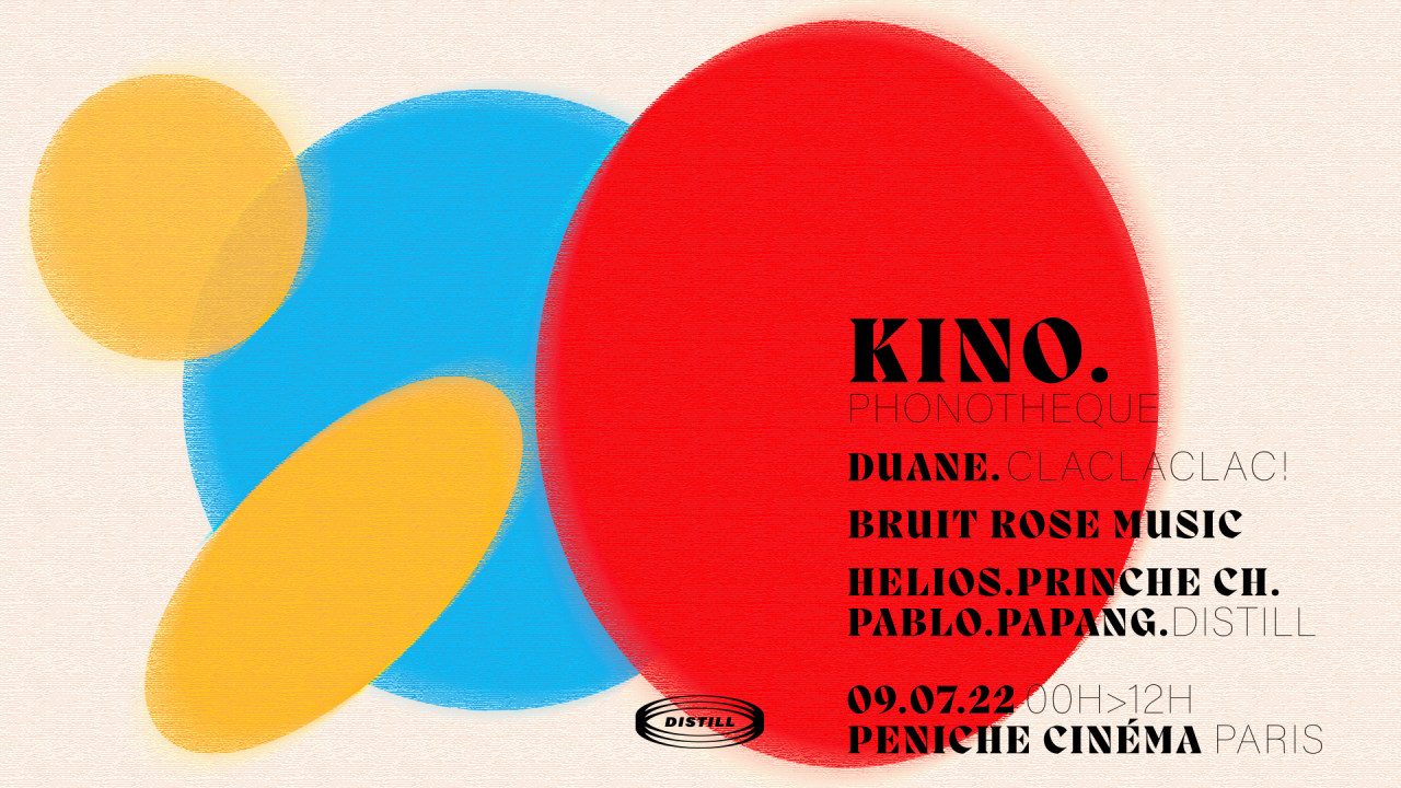 Distill invite Kino, Duane & Bruit Rose