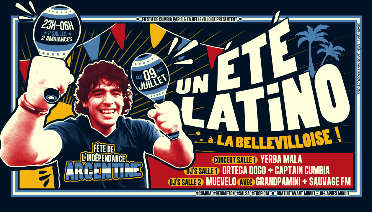 UN ETE LATINO À LA BELLEVILLOISE | 09.07.22