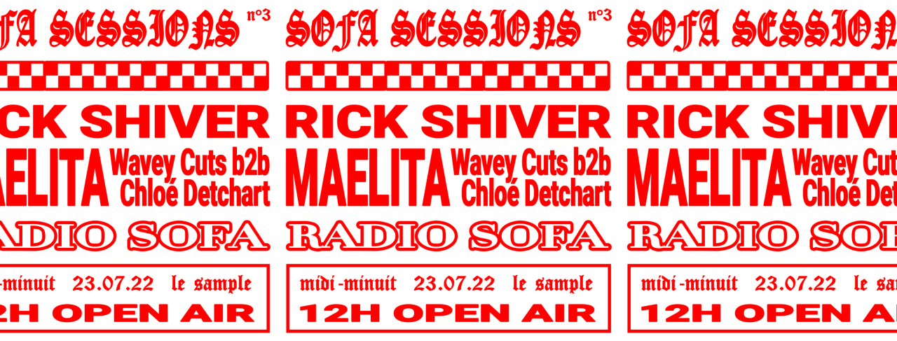 Sofa Sessions : Maelita, Rick Shiver, Wavey Cuts B2B Chloé Detchart