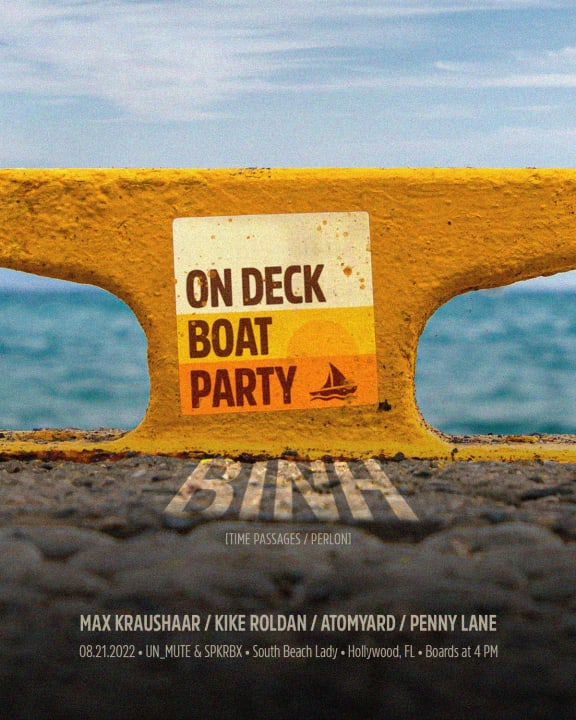 On Deck Boat Party with Binh (Time Passages / Perlon)