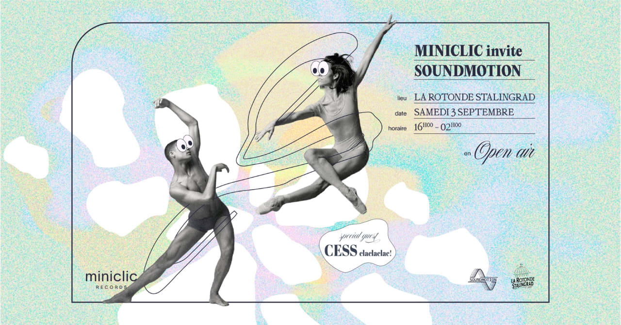 Miniclic x Soundmotion invite Cess (Open Air + Club)