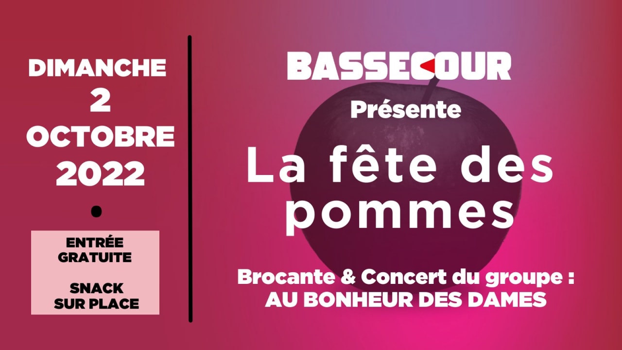 Fêtes des pommes ϟ Brocante & Concert : Au Bonheur Des Dames