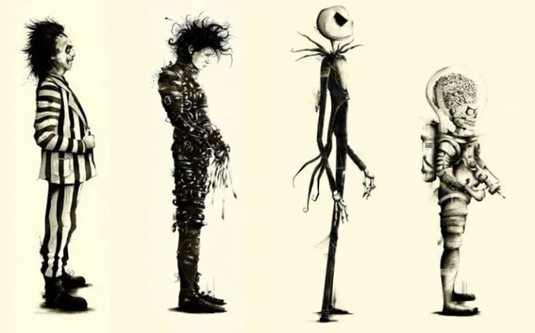 Fearing Mouraka present The Tim Burton Horror Museum