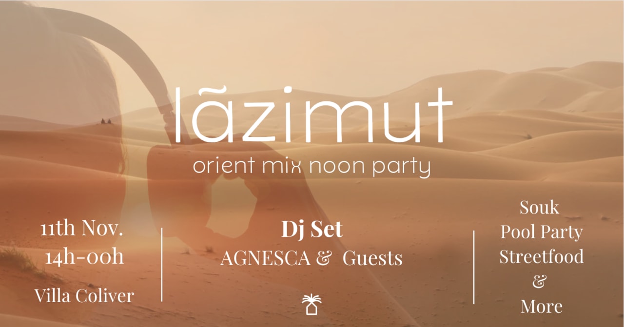 ۞ Lãzimut - Orient Mix Noon Party ۞ 11 Novembre - 14h-Minuit