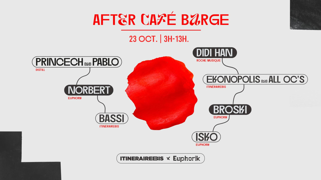 After Café Barge ItinéraireBis x Euphorik