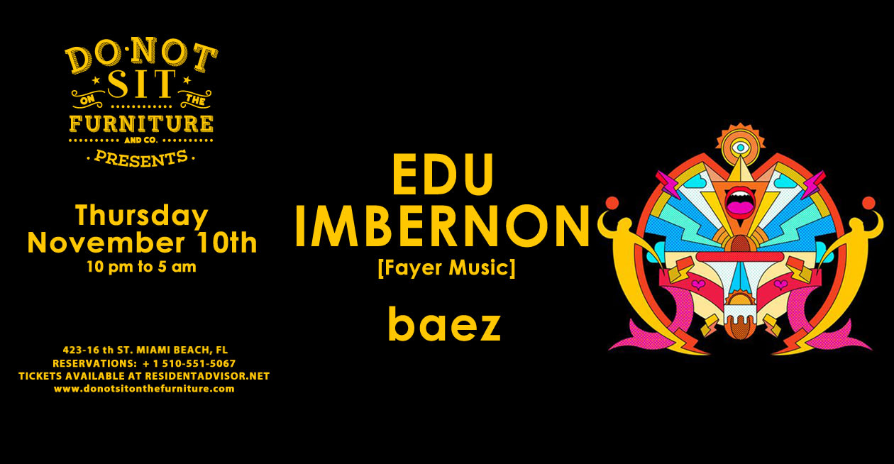 Edu Imbernon [Fayer Music] and baez