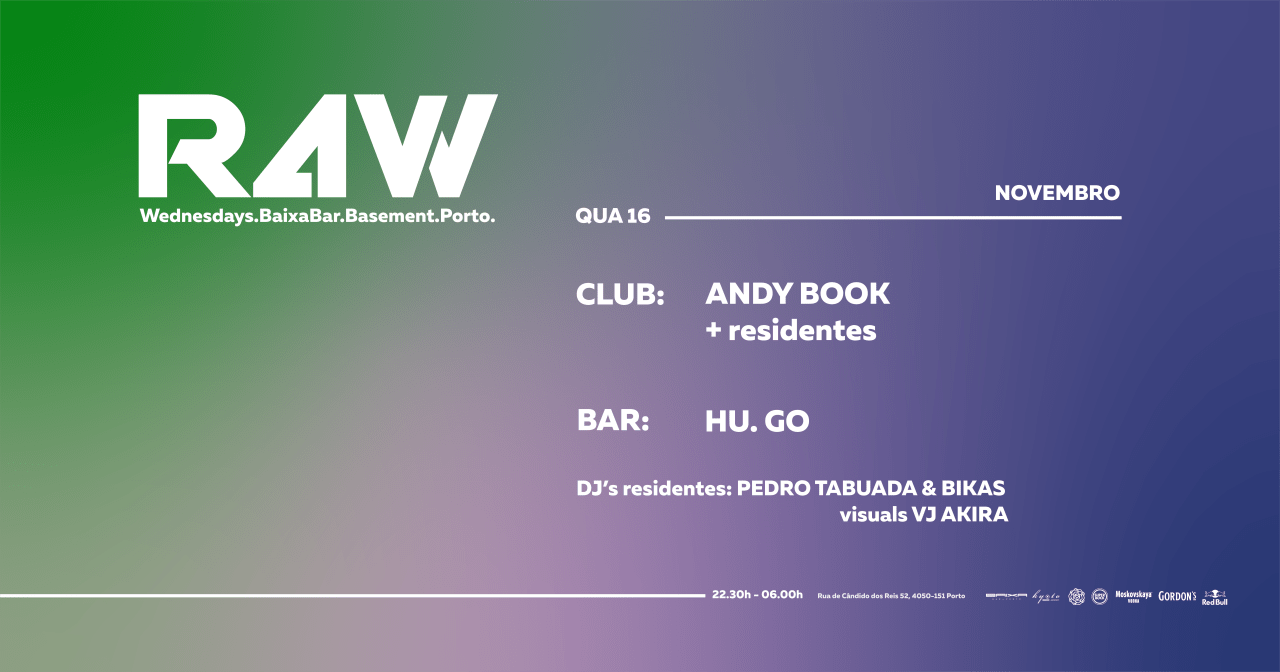 R4W w/ Andy Book + residentes & Hu. Go, VJ Akira