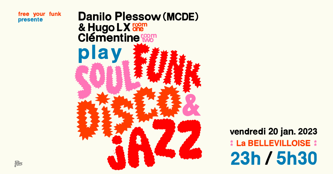 FREE YOUR FUNK | DANILO PLESSOW (MCDE) & HUGO LX | 20.01.22