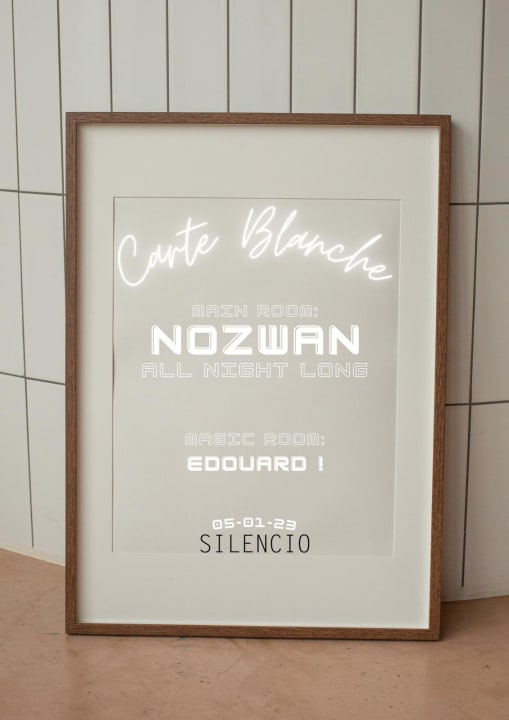 Carte Blanche w/ Nozwan, Edouard!