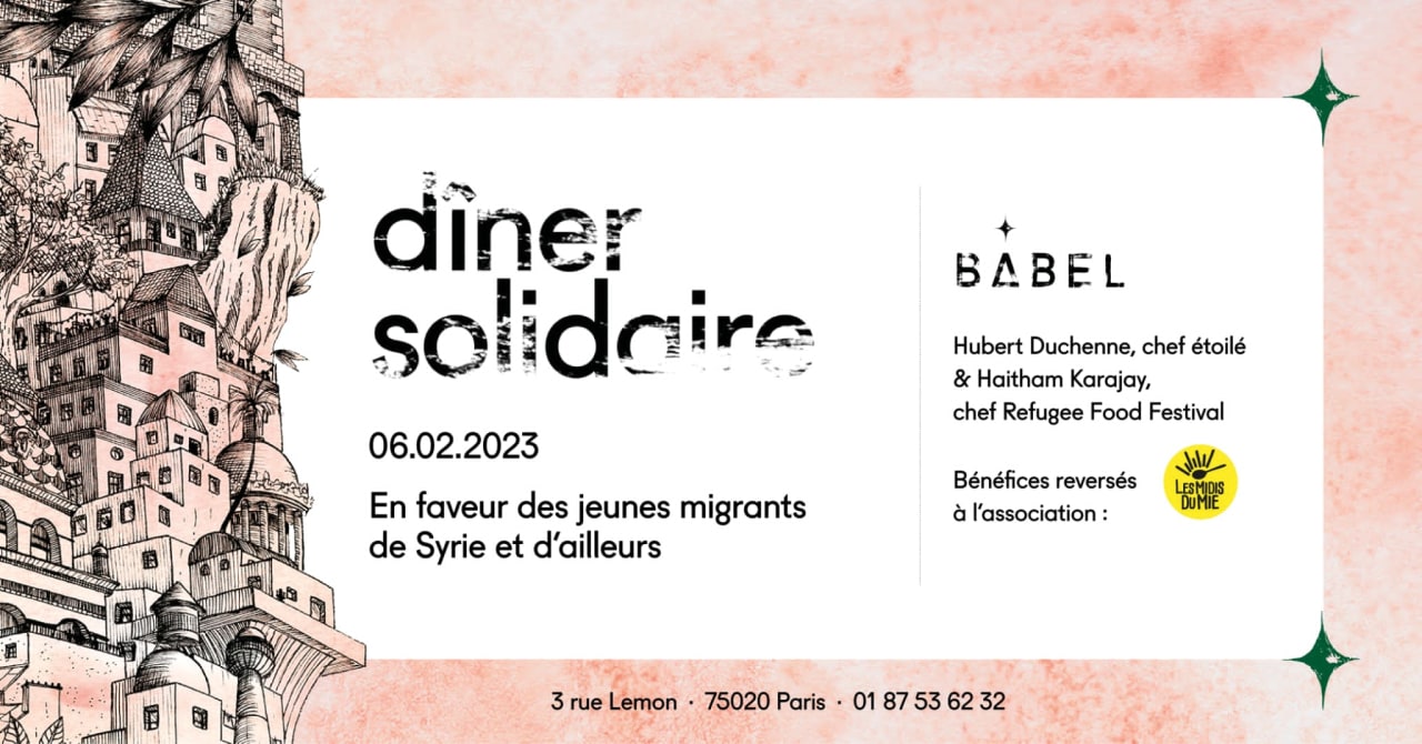 Diner solidaire BABEL 06-02-2023 