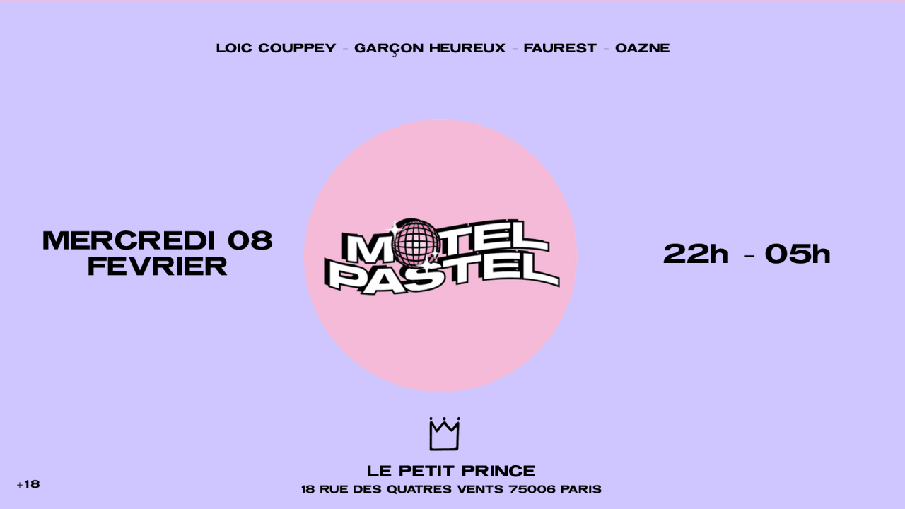 Le Petit Prince invite Motel Pastel