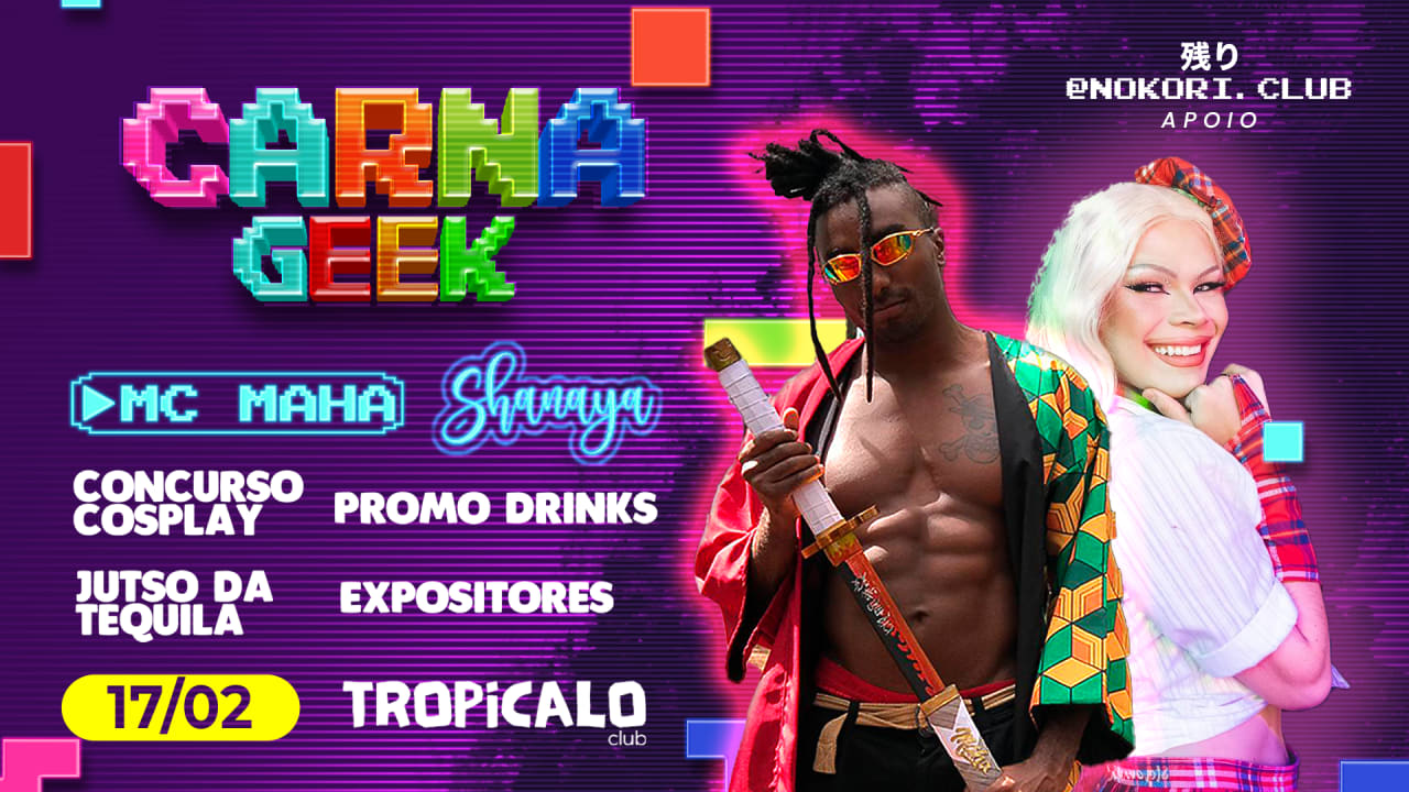 CARNA GEEK - MC MAHA - CONCURSO COSPLAY - SHOTS - OTAKU/FUNK