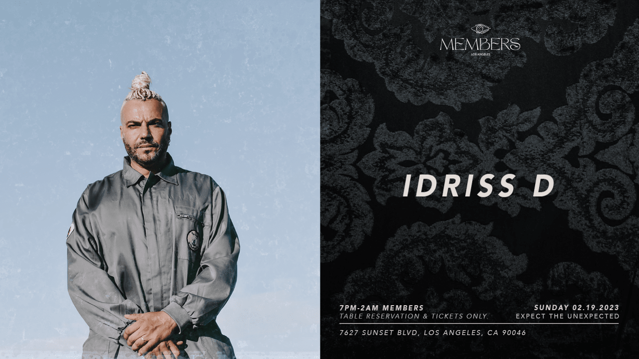 IDRISS D AT MEMBERS 