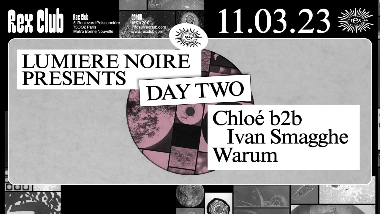 Lumière Noire Day2: Chloé b2b Ivan Smagghe, Warum