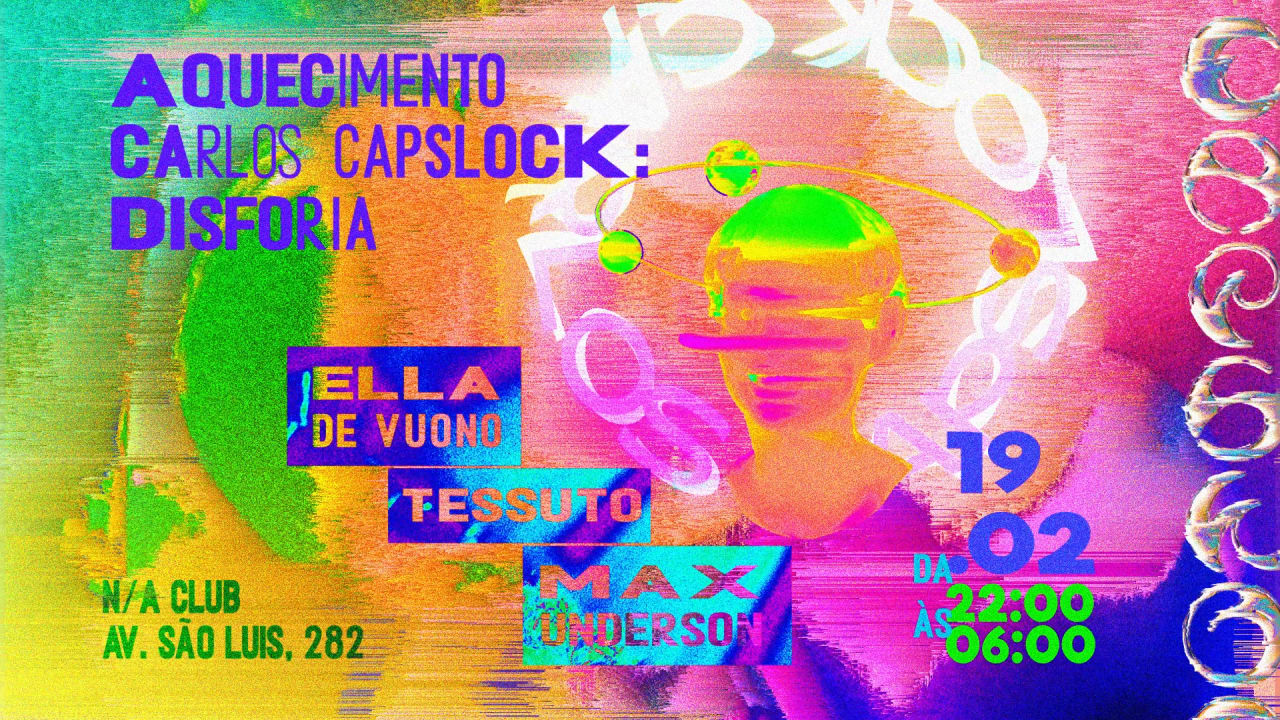 AQUECIMENTO CARLOS CAPSLOCK DISFORIA