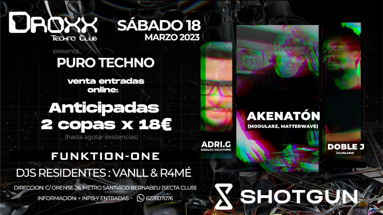 DROXX TECHNO CLUB puro TECHNO