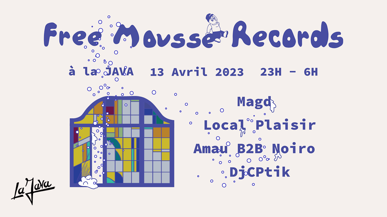 Free Mousse Records invitent Amau b2b Noiro & Local Plaisir