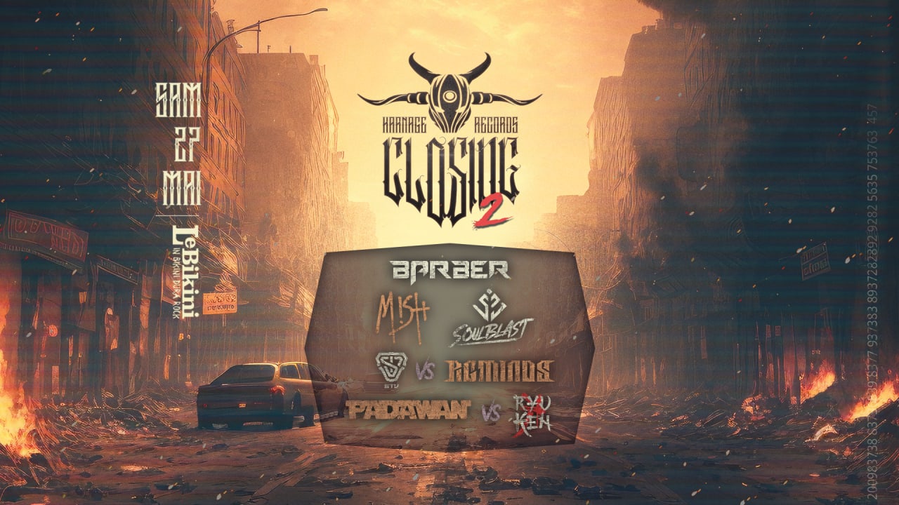 KARNAGE CLOSING #2 W/ Barber, Mish, Soulblast & MORE