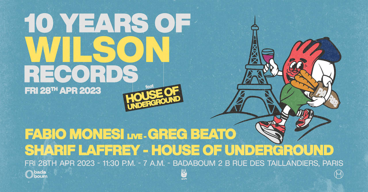 10 YEARS OF WILSON RECORDS — Fabio Monesi (+) many more