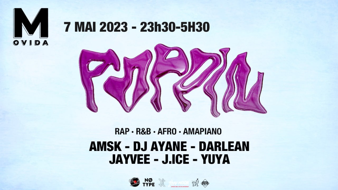 POPPIN - DIMANCHE 07 MAI (VEILLE DE JOUR FÉRIÉ)