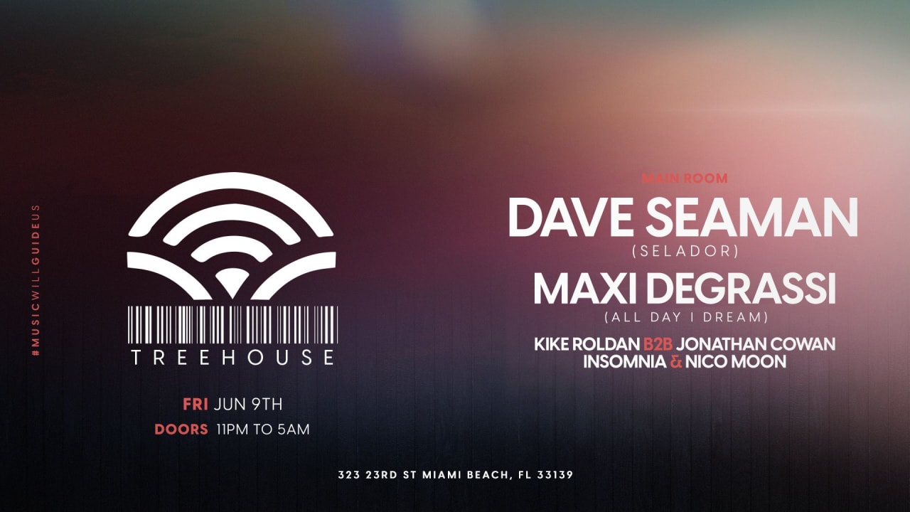 DAVE SEAMAN + MAXI DEGRA…, Miami Beach · Shotgun Tickets