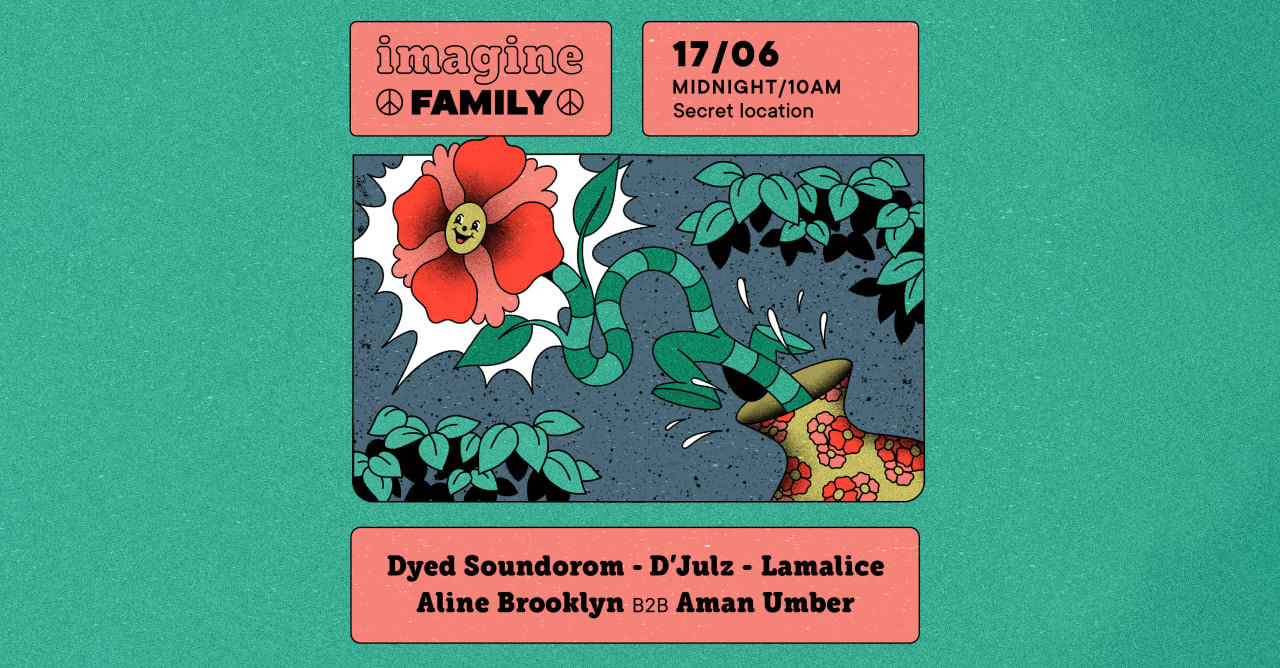 Imagine family invite Dyed Soundorom @New Location