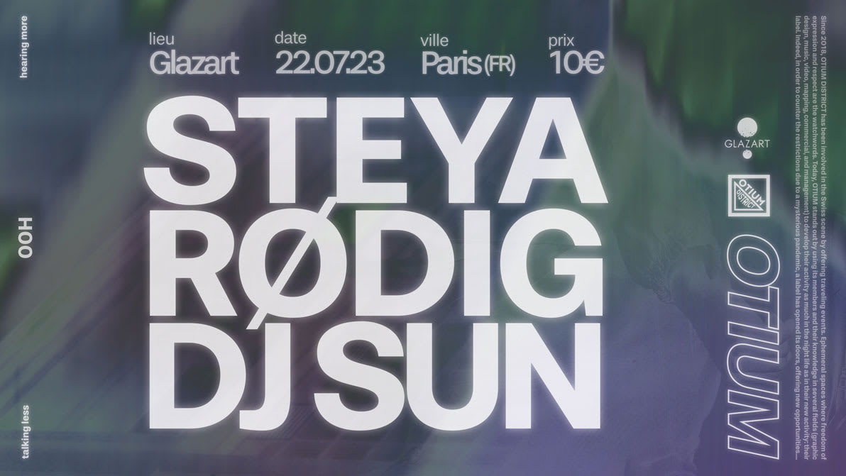 OTIUM : STEYA, RØDIG & DJ SUN