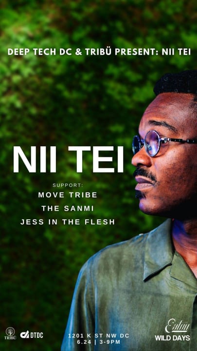 Deep Tech DC & Tribü present: Nii Tei at Wild Days Rooftop